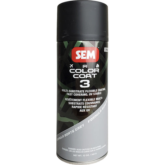 SEM Color Coat 3 Formula Boats Grey - 12 oz Flexible Marine Coating