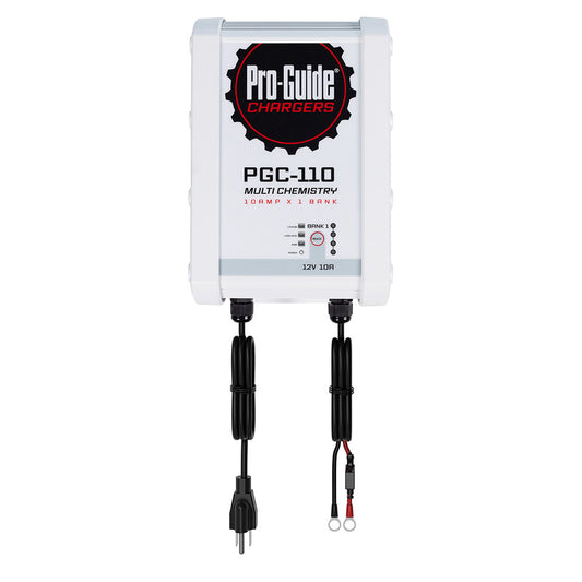 Pro-Guide Batteries PGC-110 12V 10-Amp On-Board Battery Charger for Lead-Acid, AGM, and Lithium Batteries