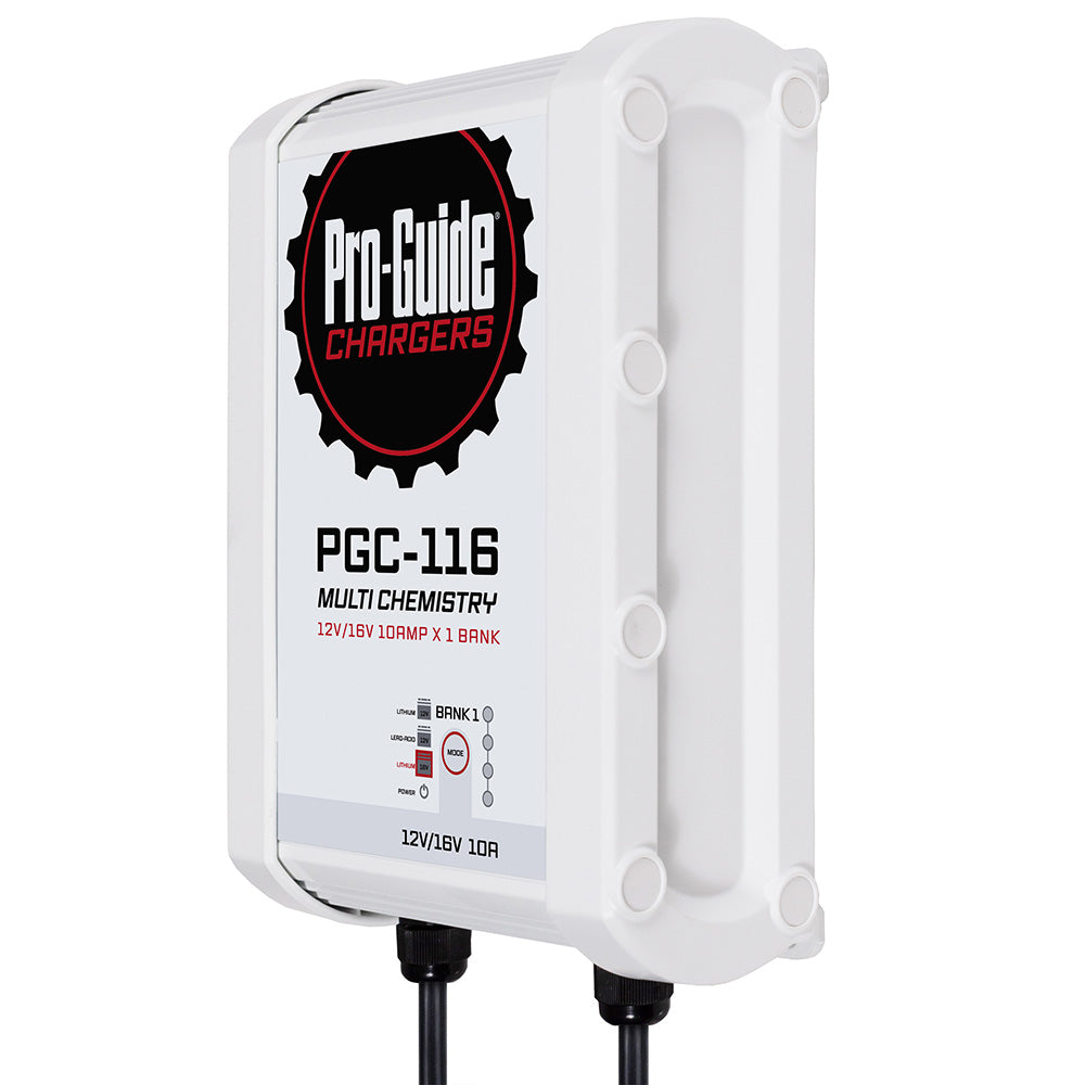 Pro-Guide Batteries 1 Bank On-Board Battery Charger PGC-116 for 12V/16V Lithium and AGM Batteries