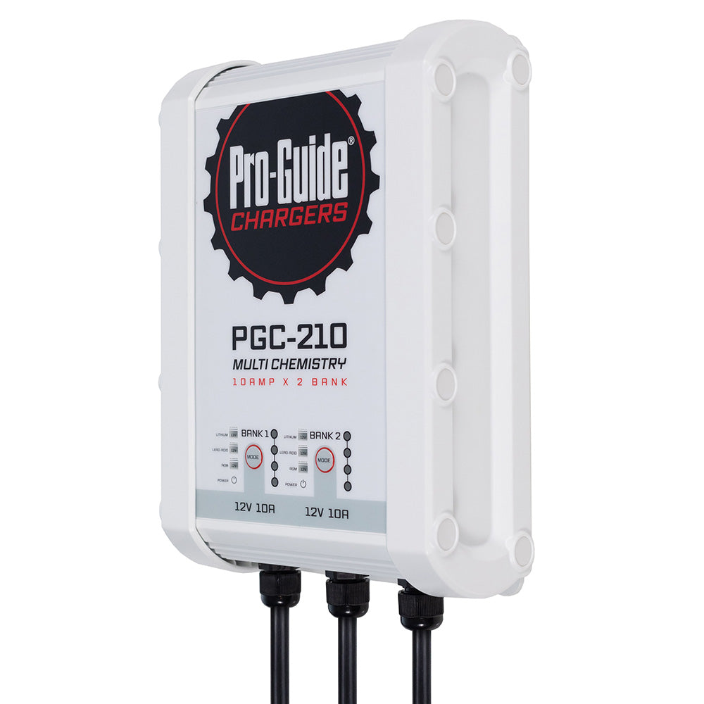 Pro-Guide Batteries PGC-210 2 Bank On-Board 12V Battery Charger - 10 Amp