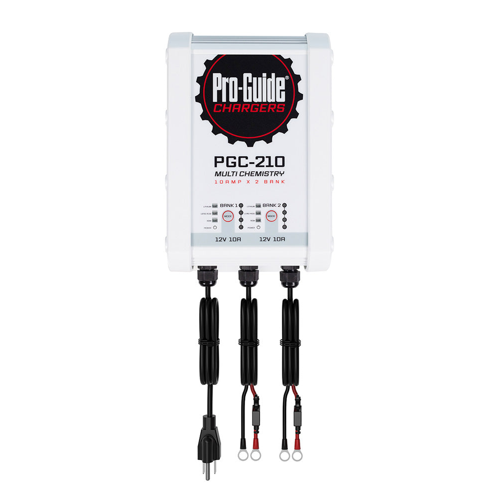 Pro-Guide Batteries PGC-210 2 Bank On-Board 12V Battery Charger - 10 Amp
