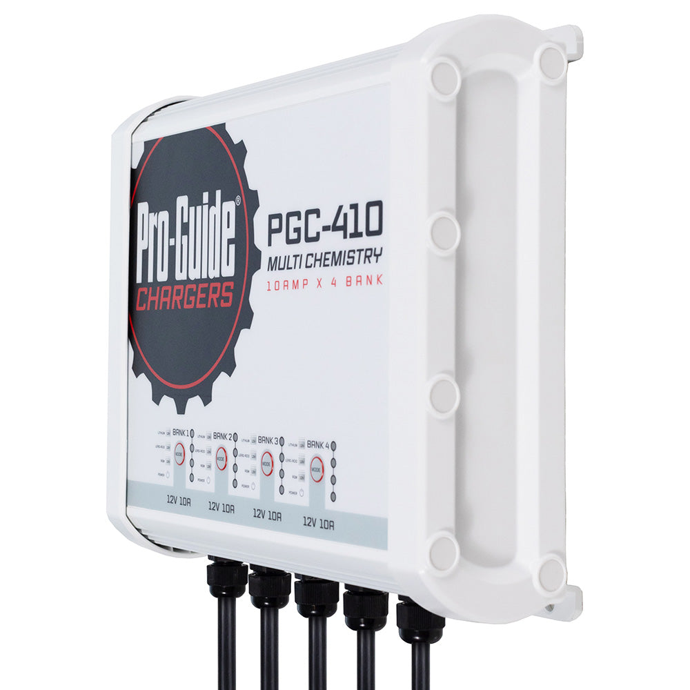 Pro-Guide Batteries PGC-410 4 Bank 12V On-Board Battery Charger – 40 Amp
