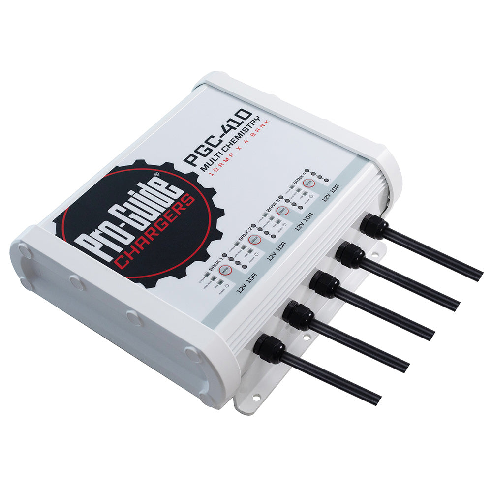 Pro-Guide Batteries PGC-410 4 Bank 12V On-Board Battery Charger – 40 Amp