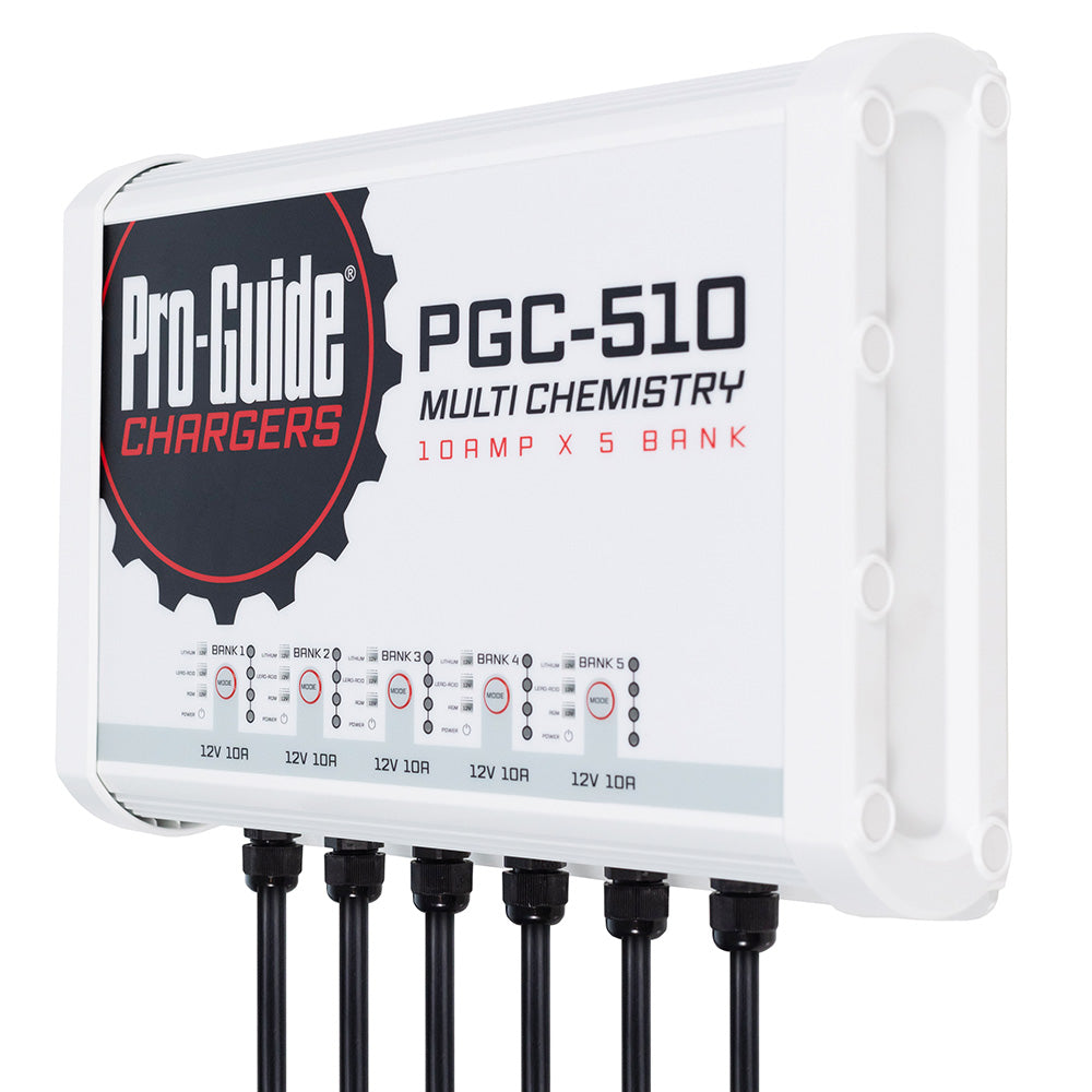 Pro-Guide Batteries PGC-510 5 Bank On-Board 12V Battery Charger - 50 Amp