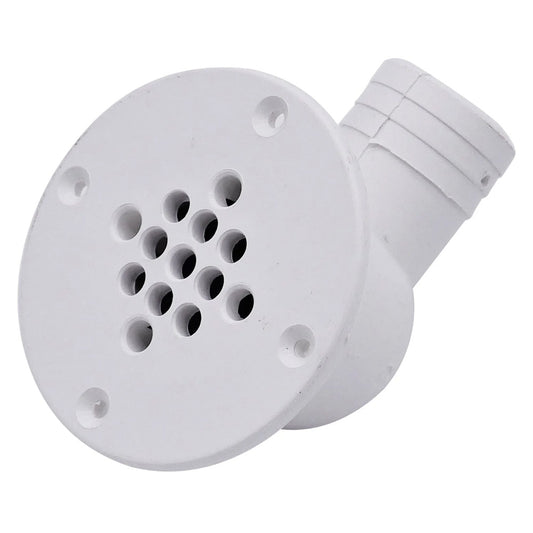T-H Marine Supplies 90-Degree Cockpit Scupper Drain - White (Part CSD-92-DP)
