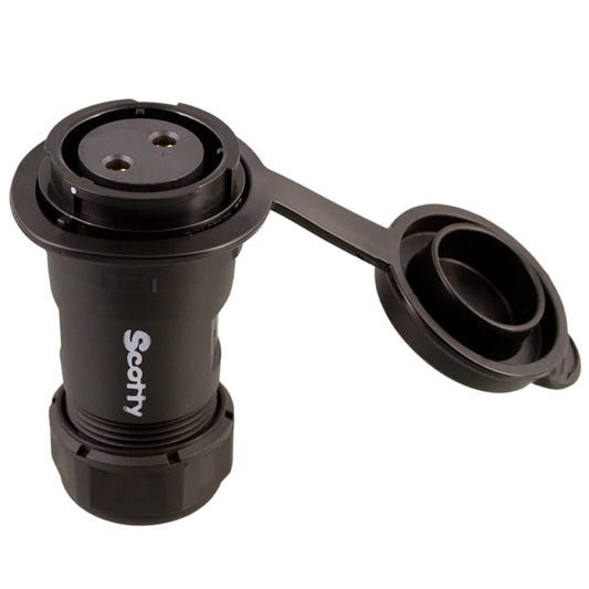 Scotty 2122 Marine Grade 12V Power Socket for Downriggers and Line Pullers