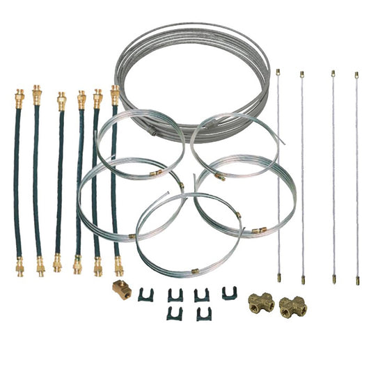 Load Rite Steel Brake Line Kit for Tri-Axle Trailer – Complete Brake Line and Flex Hose Set