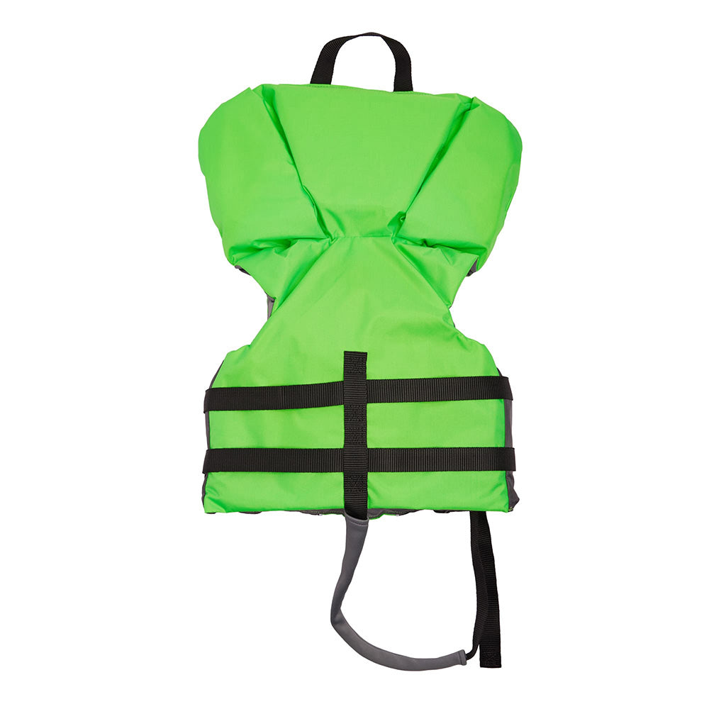 Stearns Heads Up Type II Child Life Jacket - Green for 30-50 lbs Kids