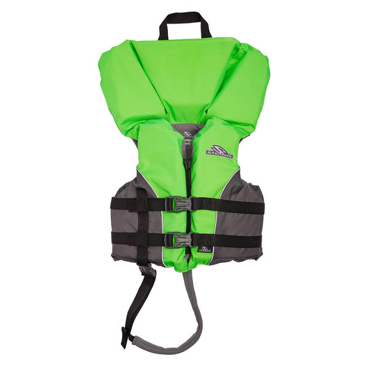 Stearns Heads Up Type II Child Life Jacket - Green for 30-50 lbs Kids