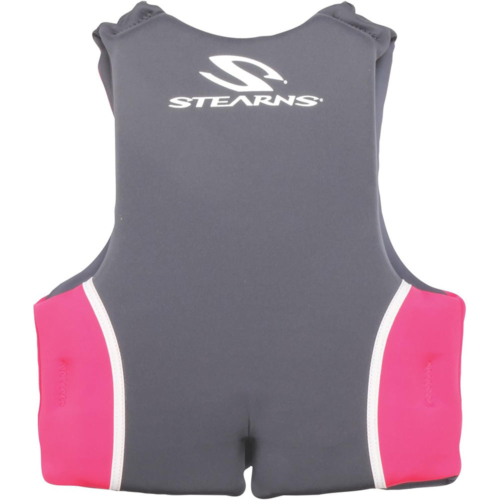 Stearns Youth Hydroprene Life Vest - Type III Pink/Hot Pink for 50-90 lbs