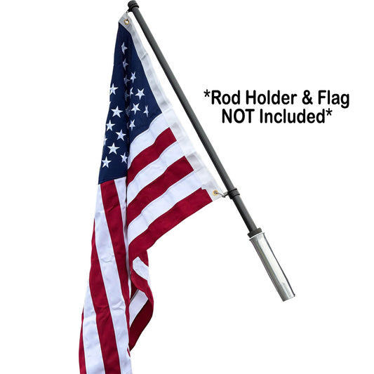 TACO Marine Carbon Fiber Flag Pole with J-Lock System - 54 inches