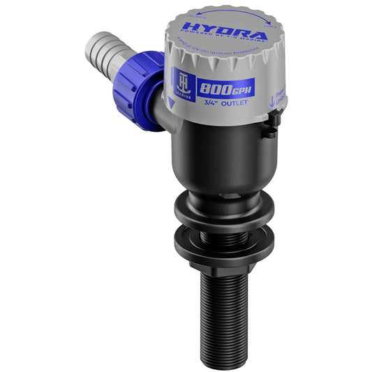T-H Marine Supplies HYDRA Livewell Pump - 800 GPH, 12V with Long Nozzle
