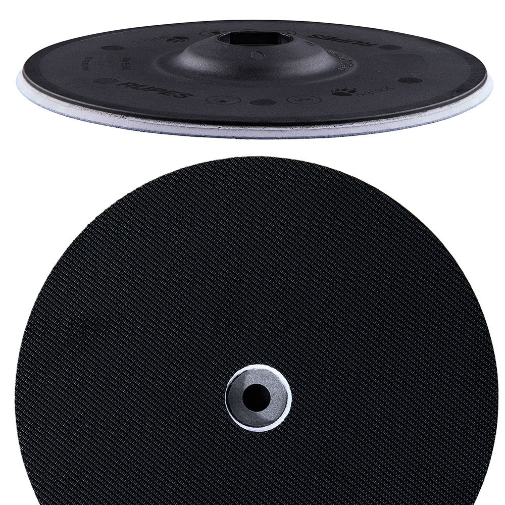 RUPES PrecisionPro 6-Inch Backing Plate with Velcro M8 Bolt and Shroud Lubricant