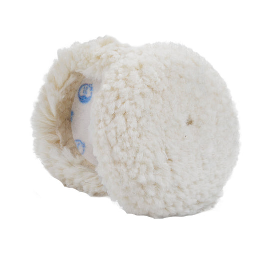 Lake Country Marine Wool Cutting Pad - White - 3 in x 0.75 in for Heavy Correction Tasks