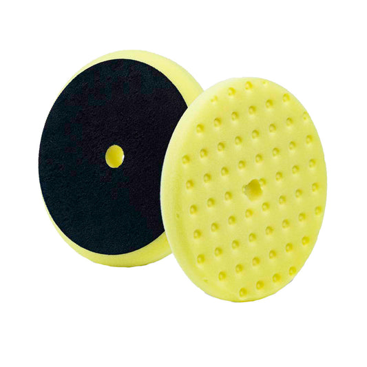 Lake Country Yellow Foam Cutting Pad with CCS Technology – 8 x 1.25 inches