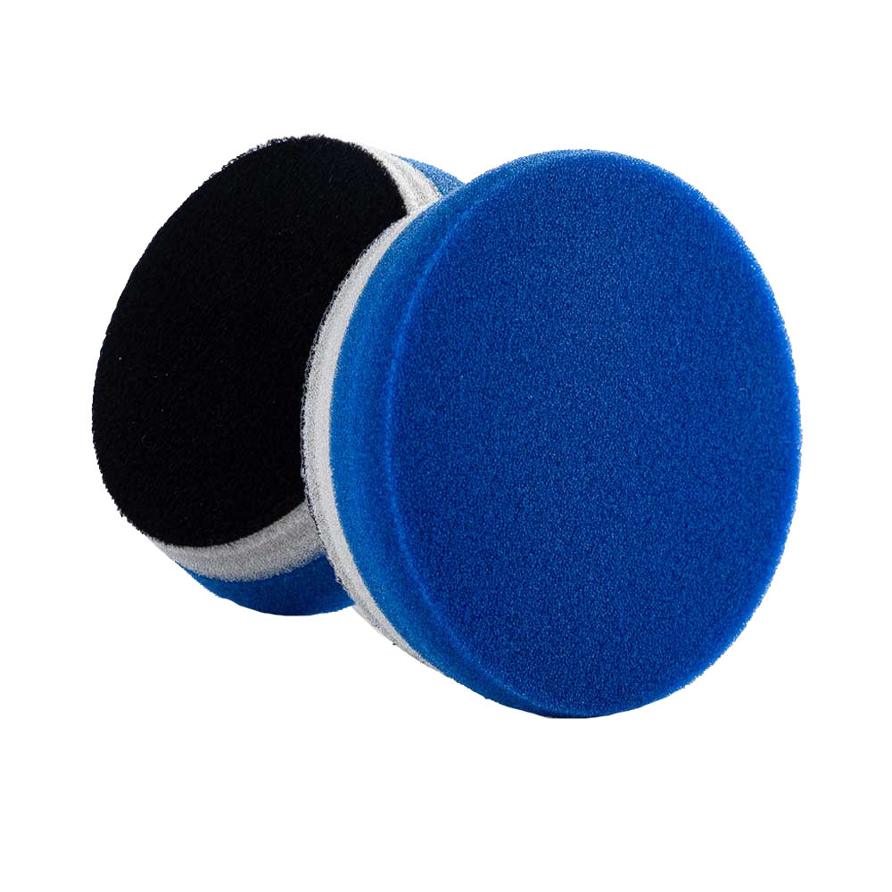 Lake Country HDO Blue Heavy Polishing Pad 3.5" x 1" for Deep Defect Removal and Curved Panel Polishing