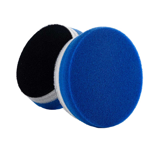 Lake Country HDO Blue Heavy Polishing Pad 3.5" x 1" for Deep Defect Removal and Curved Panel Polishing
