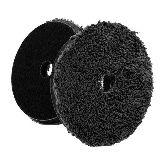 Lake Country HDO Black Microfiber Polishing Pad 5.5 inches for Long-Throw Polishers