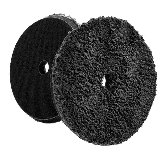 Lake Country HDO Microfiber Polishing Pad - Black - 6.5 inch for Long-Throw Polishers