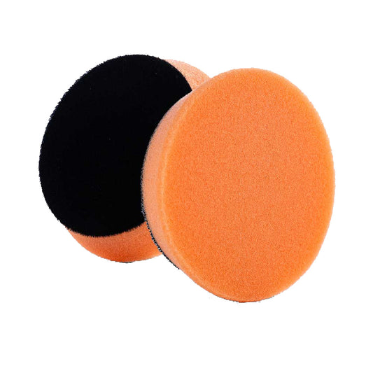 Lake Country SDO Orange Polishing Pad 3.5 inches x 7/8 inch – 2-Pack for Fine Finishing and Light Swirls