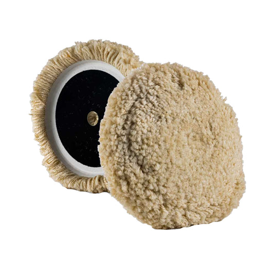 Lake Country 50/50 Steamed Twisted Wool/Polyester Polishing Pad 8 x 1.5 inches
