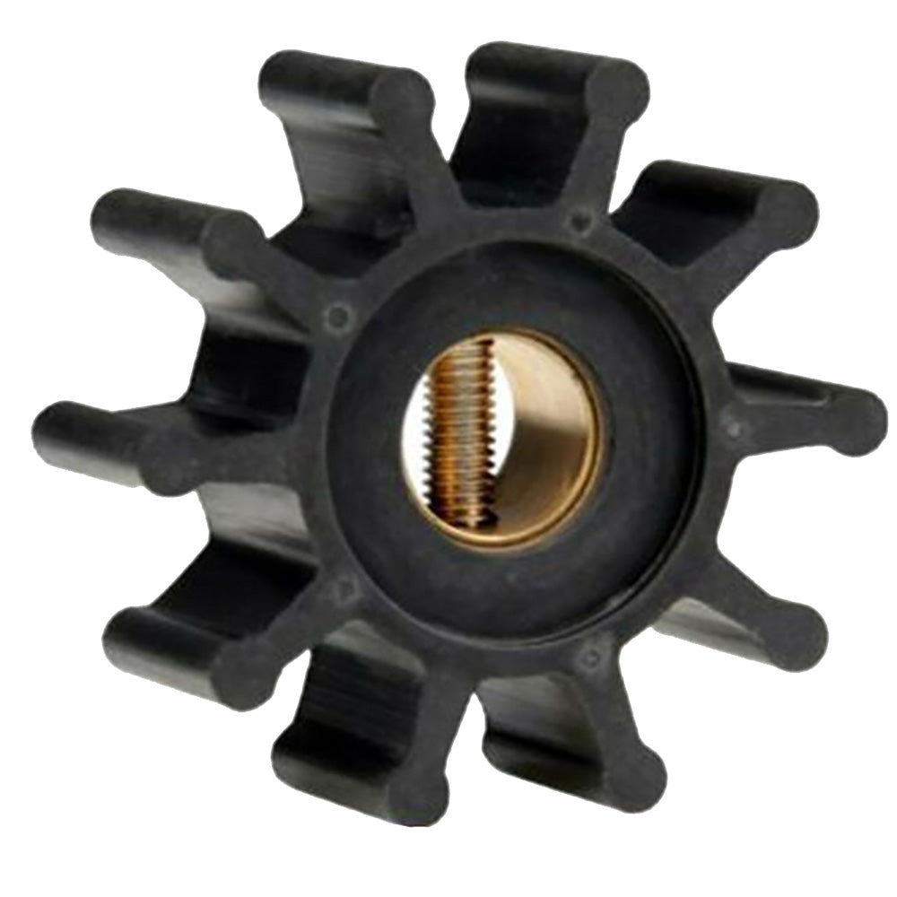 Jabsco Impeller Kit - Neoprene, 10 Blade, 2 Inch Diameter, 7/8 Inch Wide, Brass Insert, 15/32 Inch Shaft Diameter