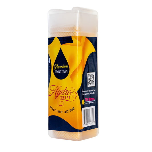 TD Mop HydroSwipe Chamois Cloth – 24 x 32 Inches for Boats, Yachts, and Cars