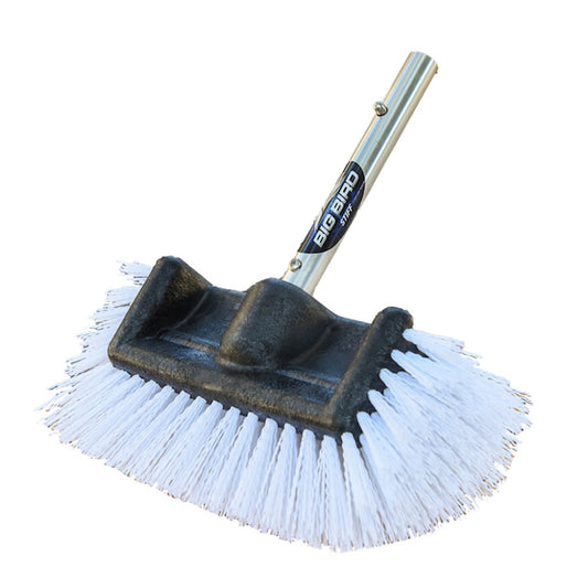 TD Mop Big Bird Brush - Stiff, 10-Inch Heavy-Duty Scrubbing Brush