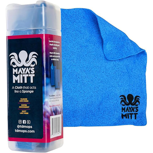 TD Mop Maya's Mitt Detailing Sponge Cloth - 13 x 20 Inches for Car and Surface Cleaning
