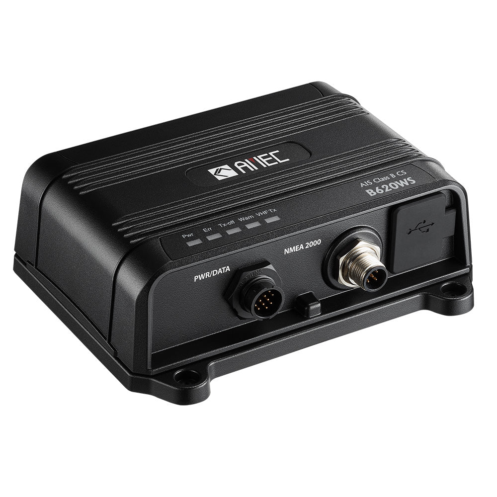 AMEC B620WS Class B AIS Transceiver with Wi-Fi and VHF Splitter – 2W CSTDMA, NMEA 2000, NMEA 0183, USB