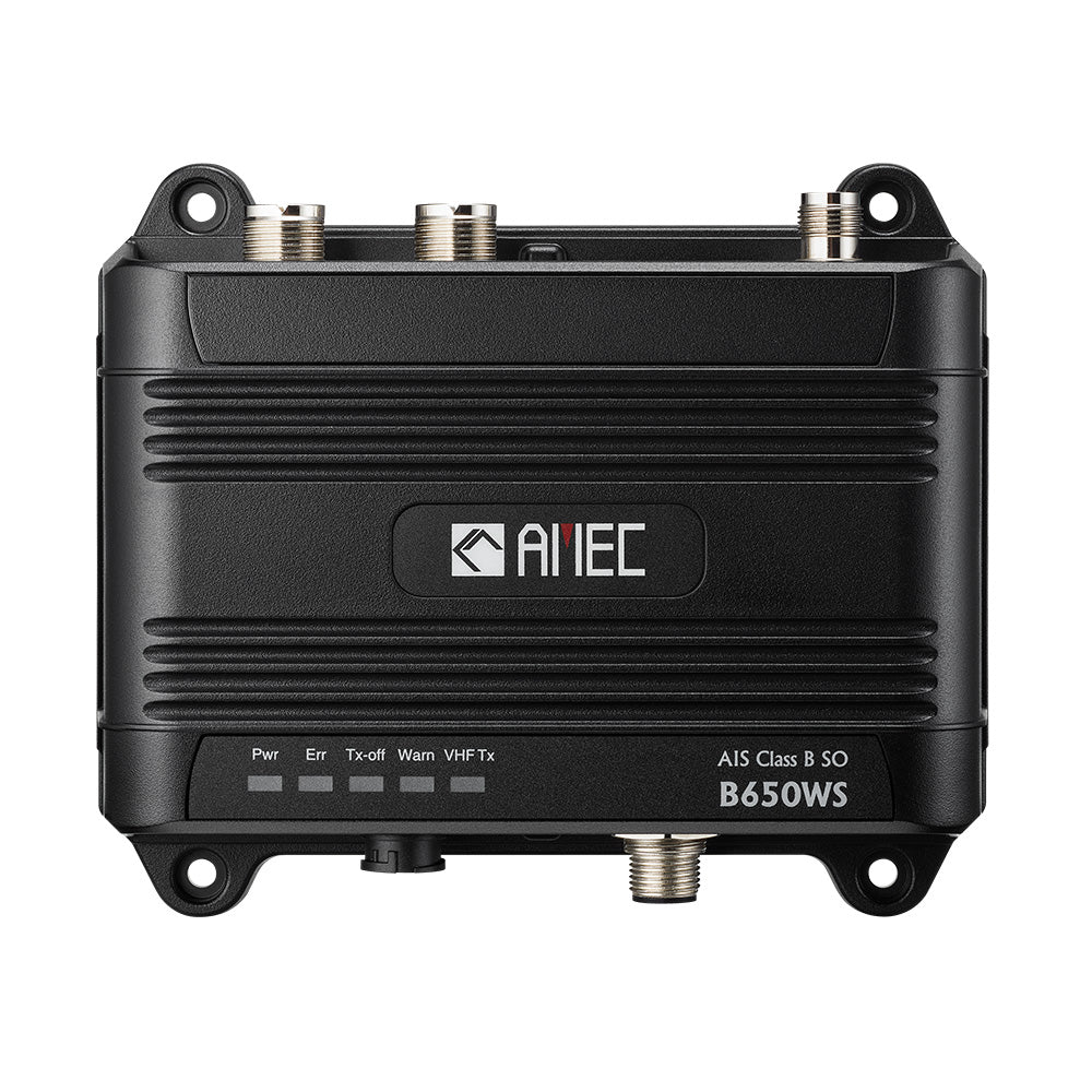 AMEC B650WS Class B AIS Transceiver with Wi-Fi & VHF Antenna Splitter - 5W SOTDMA, NMEA 2000 & 0183