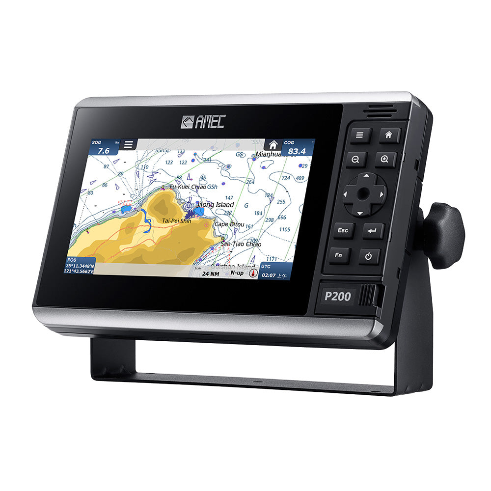AMEC P200-SO AIS Class B with Display – Marine Chart Plotter with Integrated 5W AIS