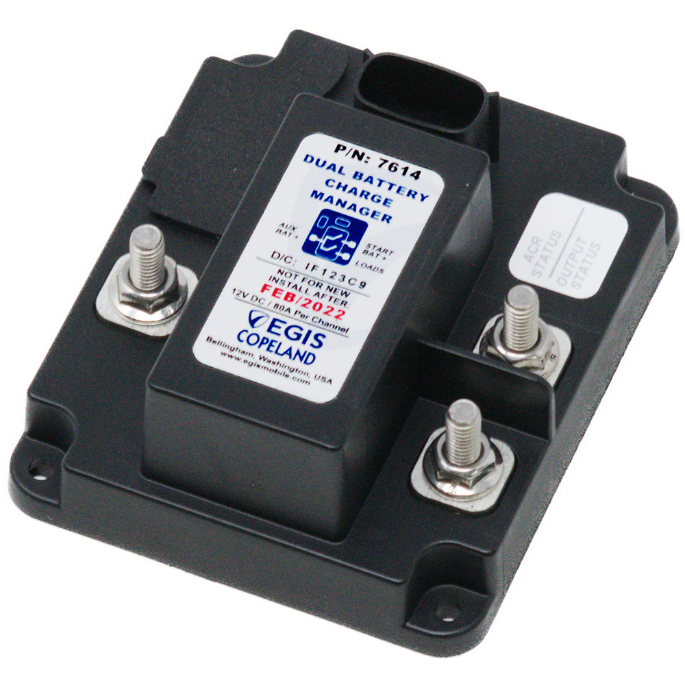 Egis Mobile Electric Dual Battery Charge Manager - 12V for Enhanced Battery and Electronics Protection