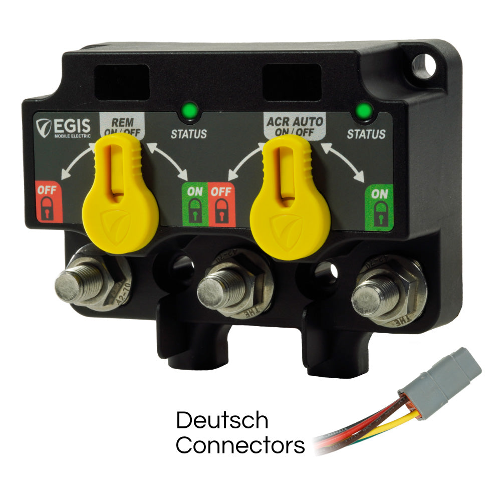 Egis Mobile Electric XD Flex 1 Dual Relay/ACR with Knob – 6-Pin DTM Connector