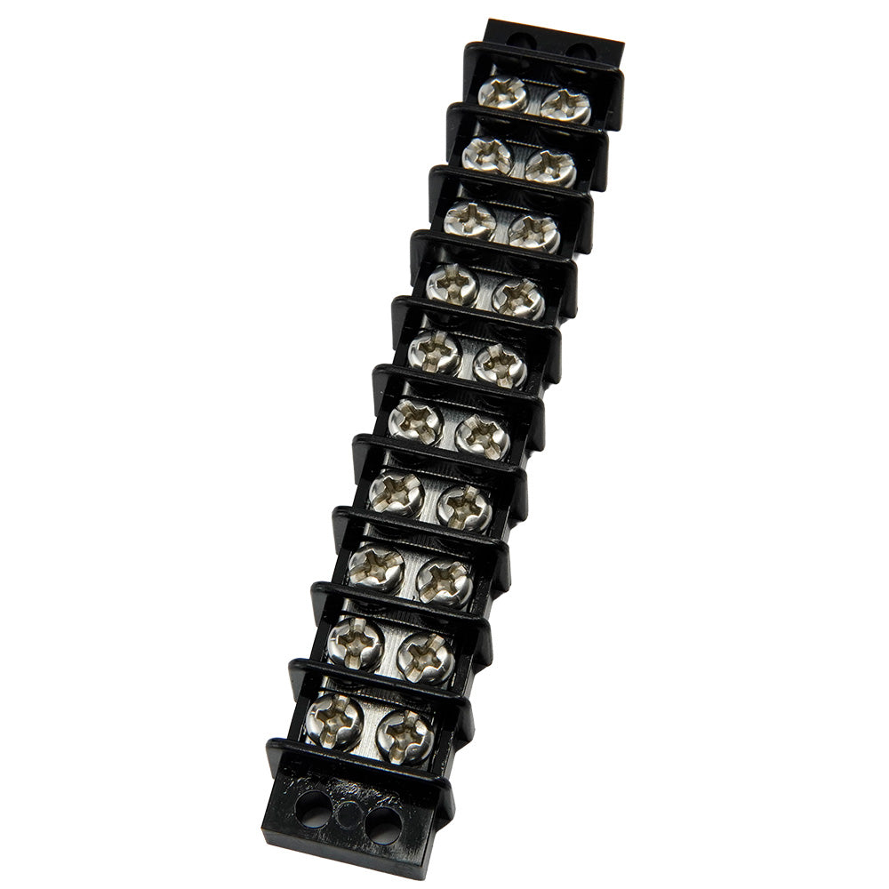 Egis Mobile Electric 20A 10-Circuit Marine Grade Terminal Block - Reliable Electrical Connection for Harsh Environments