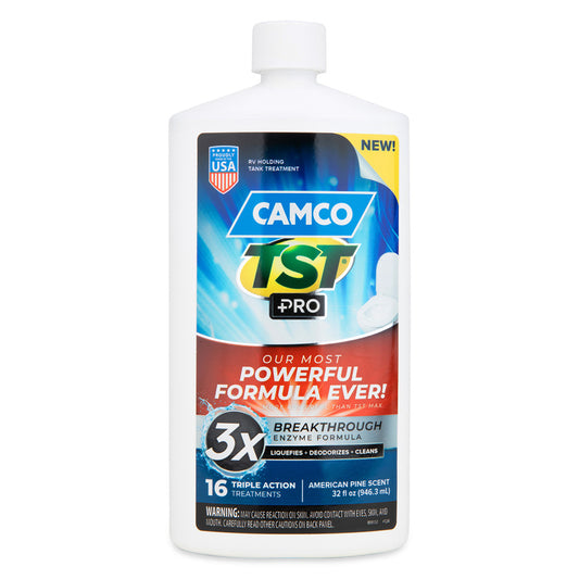 Camco TST Pro RV Holding Tank Treatment - American Pine - 32oz for Odor Control & Waste Digestion