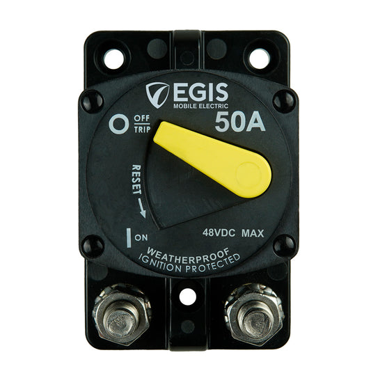 Egis Mobile Electric 50A Circuit Breaker - 87 Series Surface Mount for Reliable Electrical Protection