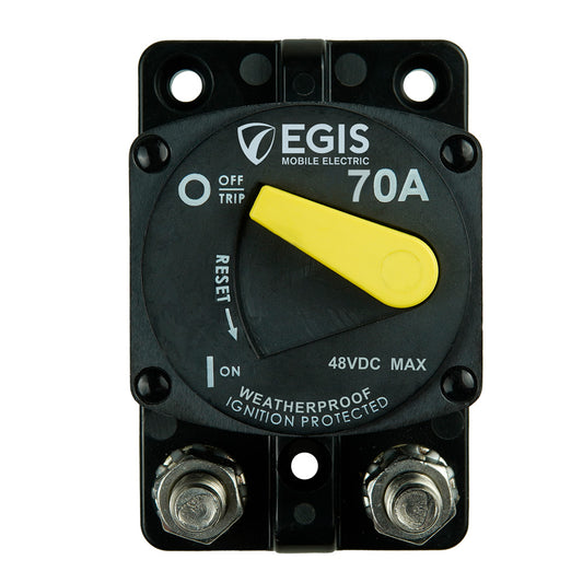 Egis Mobile Electric 70A Circuit Breaker - 87 Series Surface Mount for Reliable Circuit Protection