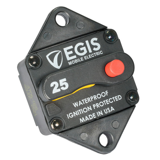 Egis Mobile Electric 25A Circuit Breaker - 85 Series Panel Mount for Reliable Electrical Protection