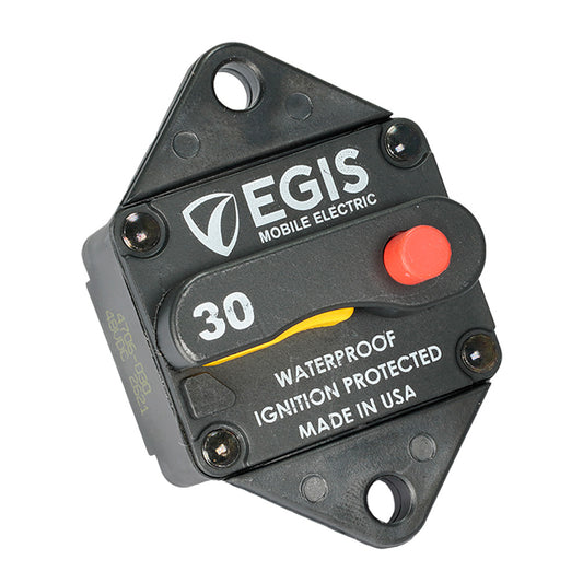 Egis Mobile Electric 30A Circuit Breaker - 85 Series Panel Mount