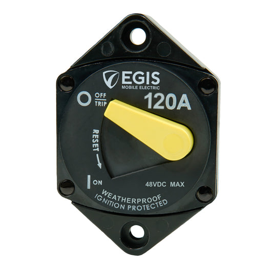 Egis Mobile Electric 120A Circuit Breaker - 87 Series Panel Mount