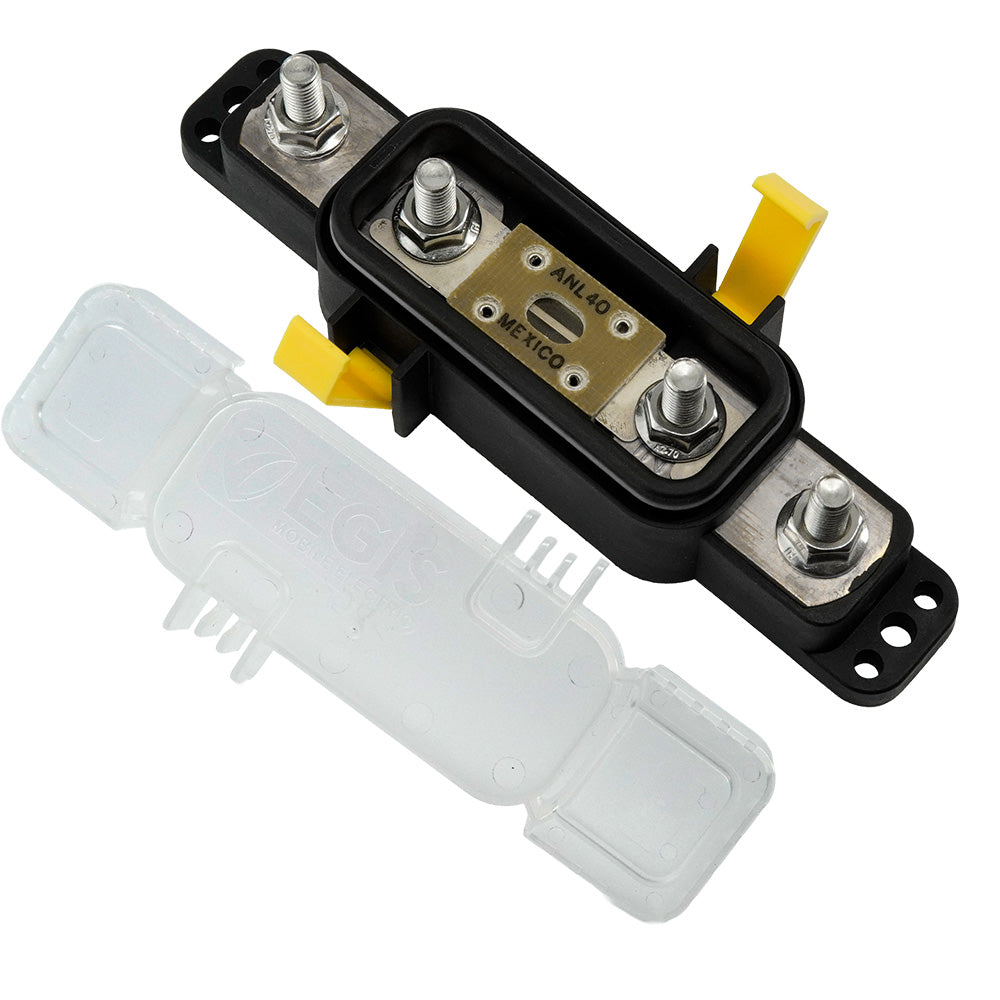 Egis Mobile Electric ANL Fuse Block with Sealed Cover for 4/0 Cable, 35-750A