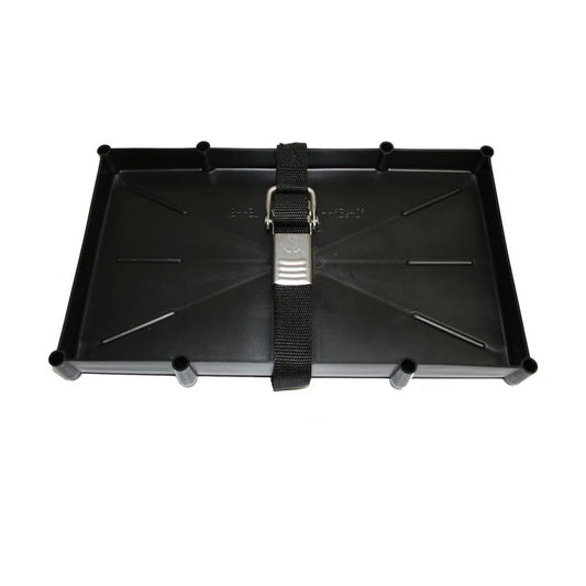 T-H Marine 31 Series Battery Holder Tray with Stainless Steel Buckle for Marine Applications