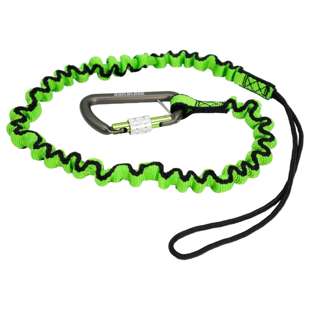 RAILBLAZA Bungee Tether with Locking Aluminum Carabiner – Heavy-Duty Gear Tie-Down for Outdoor Adventures