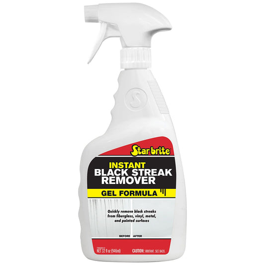 Star Brite Instant Black Streak Remover Gel Spray – 32 oz for Boats, RVs, and Trailers