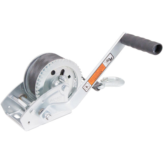 Load Rite Single-Speed Trailer Winch - 1600 lbs Capacity for Watercraft Trailers