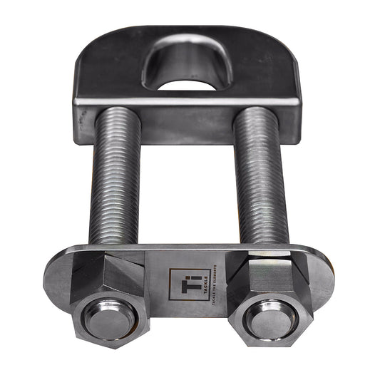 Ti-Tackle Titanium Bow D Ring with 4-Inch Long Stud – Aerospace-Grade Grade 5 Titanium for Heavy-Duty Applications