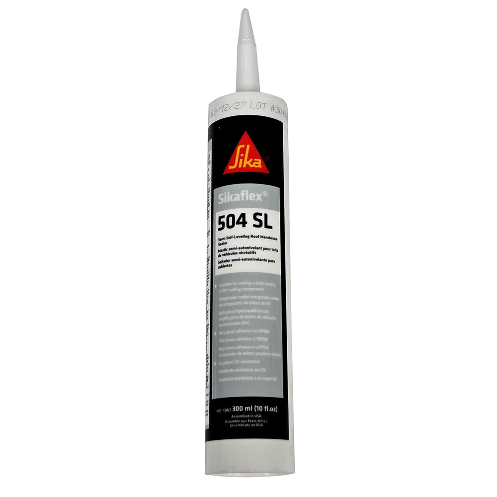 Sika Sikaflex-504 SL Semi Leveling Roof Membrane Sealer - White, 300ml