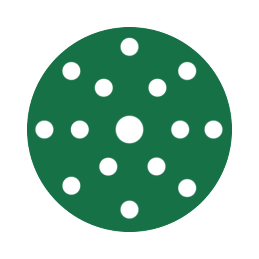 RUPES PROCUT Film Abrasive Discs 150mm (6") - 15 Holes - P180 Grit *Box of 50pcs