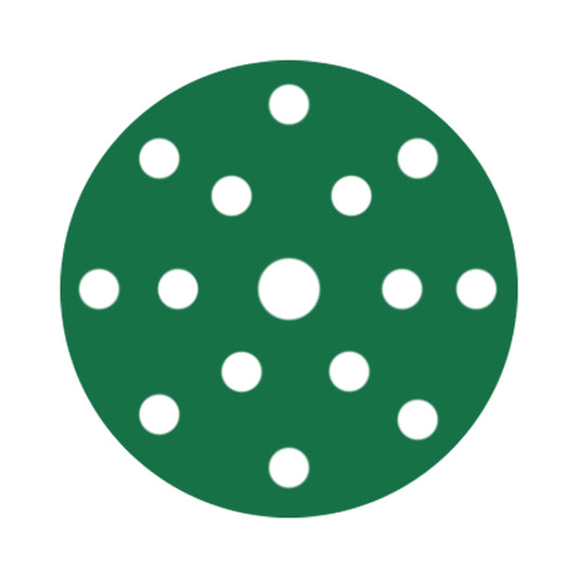 RUPES PROCUT Film Abrasive Discs 150mm (6") - 15 Holes - P80 Grit *Box of 50pcs